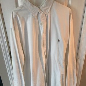 Ralph Lauren White linen button you shirt